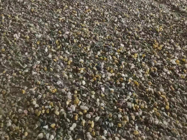 混凝土新型預置彩石無機磨石固化劑地坪